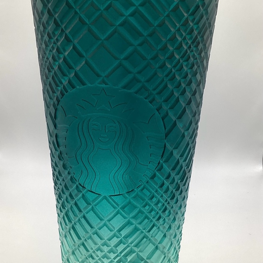 Starbucks Studded Tumbler Cold Cup Teal Blue